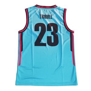 Nouveau style de maillot de basket-ball rétro unisexe personnalisé sublimé - Product Image 4