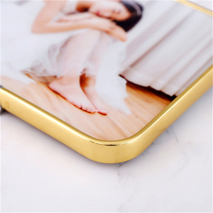 Bande <span class=keywords><strong>de</strong></span> bordure autocollante en forme <span class=keywords><strong>de</strong></span> U, imperméable, en or, pour cadre <span class=keywords><strong>photo</strong></span> en verre - Product Image 1