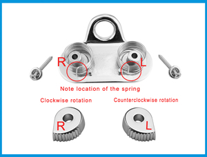Taquet de came en acier inoxydable 316 avec anneau leader taquets de came de bateau Matic Fairlead Marine pour voilier Kayak canoë canot - Product Image 5