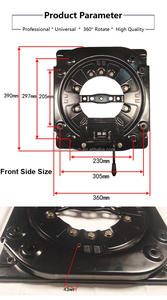 Mécanisme de rotation du siège de voiture pour camping-car, rotation vers l'avant et vers l'arrière, siège <span class=keywords><strong>pivotant</strong></span> à 360 degrés, base de plaque pivotante rotative automatique pour siège - Product Image 6