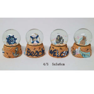 هدية بحرية للمحيط بشعار مخصص كرة كريستال راتنج بوليريزين تذكارية كرة ثلج سيغال - Product Image 2