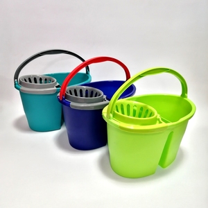 Nhựa Nguồn Cung Cấp Nhà Sản Xuất Công Cụ Làm Sạch Bán Buôn Đáng Yêu Nhựa PP Xử Lý 16L Lau Xô Cho Nhà - Product Image 2