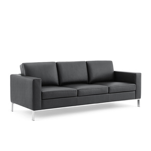 Conjunto de sofá de oficina moderno para recepción de área pública, marco de metal, sofá de oficina, diseño de sofá de cuero para oficina - Product Image 2