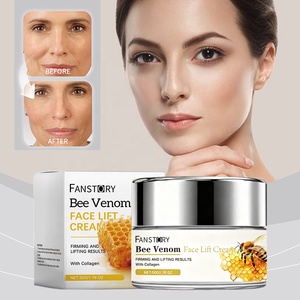 Popolare Crema Viso Idratante Anti-Età Effetto Lifting Rassodante con Veleno d'Ape Naturale Biologico Acido Ialuronico e Vitamina E - Product Image 6