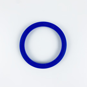 Nouvel arrivage en stock, vente flash, <span class=keywords><strong>joint</strong></span> en <span class=keywords><strong>silicone</strong></span> bleu uni de 4 pouces, qualité alimentaire, SMS, aseptique, pour les industries alimentaires et chimiques - Product Image 2