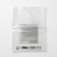 Sacs en plastique transparent de grande taille, sacs en plastique PE résistants pour couvertures, literie, emballage de marchandises en vrac