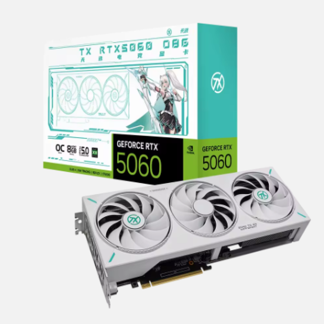 New in Stock TX GeForce RTX5060 8GB GDDR7 OC Gaming GPU GDDR7 RTX 5060 TX for Gaming Desktop Graph Card