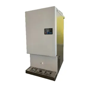 Máquina de hielo de cristal de alta calidad, comercial, con forma de cubo de media luna, automática, con dispensador, 700KG