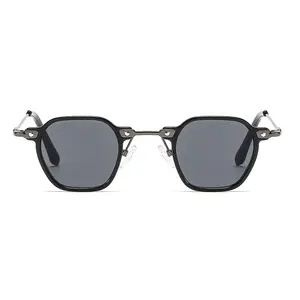Пользовательские металлический логотип модные солнцезащитные очки UV400 Высокое качество унисекс солнцезащитные очки