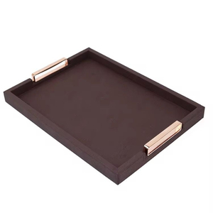 Plateau de service élégant pour aliments et collations, plateau à café, plateau décoratif pour fêtes, décoration de la maison, restaurant, hôtel - Vente chaude - Product Image 2