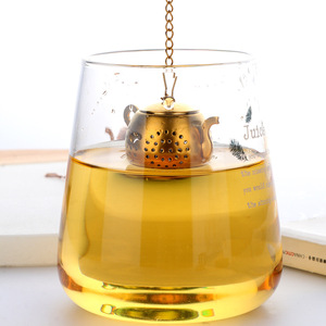Mini infuseur à <span class=keywords><strong>thé</strong></span> en forme de théière en acier inoxydable arc-en-ciel avec couvercle passoire à <span class=keywords><strong>thé</strong></span> réutilisable en vrac pour <span class=keywords><strong>thé</strong></span> parfumé aux épices à base de plantes - Product Image 5