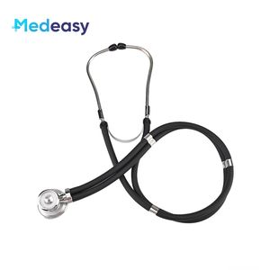 Çin Tıbbi Çift Başlı Çift Tüplü Stetoskop Hastane Doktorları için Dijital Stetoskoplar - Product Image 2