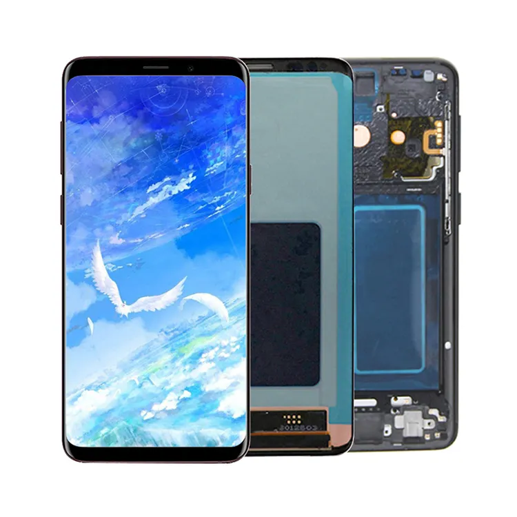 Lcd Layar Sentuh Ponsel untuk Samsung Galaxy S9 Plus, Lcd Pengganti Layar Sentuh untuk Samsung S8 Plus S9 Plus S10