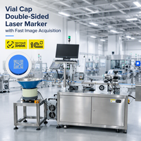 Code QR laser automatique double face pour bouchons de flacons avec acquisition d'image rapide et gestion des codes de traçabilité