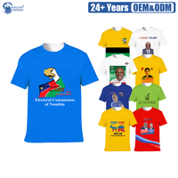 Verkiezings T-shirt Campagne Aangepaste Grafische Print Katoenen Kleding Verkiezingsoutreaching Promotie