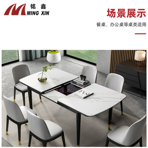Ming Xin Telescopic <b>Drawer</b> Slide 830mm Aluminum Alloy Heavy Duty For <b>Desk</b> Extension Hardware - Product Image 5