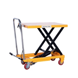 वेमालीफ्ट pt1000 1000 किलोग्राम भारी शुल्क एकल कैंची हाइड्रोलिक लिफ्ट तालिका 815x500x50 मिमी टेबल आकार मैनुअल ऑपरेशन के साथ - Product Image 3