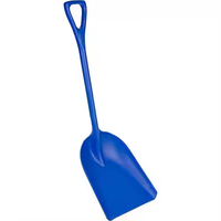 Pelle de jardin durable monobloc en PP grande pelle à tranches pour le bricolage, l'agriculture et le plastique