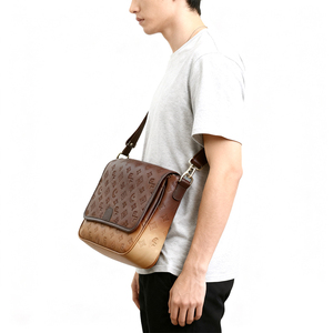 Bolso Bandolera Cruzado para Hombre con Diseño Degradado en Relieve, Estilo Lujoso para Viajes de Negocios y Uso Diario, Tendencia 2025 - Product Image 6