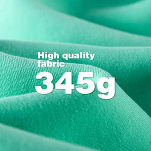 Felpa da <span class=keywords><strong>uomo</strong></span> con LOGO personalizzato di marca americana di alta qualità in cotone 100% tinta unita pesante stile cerchio oversize - Product Image 5