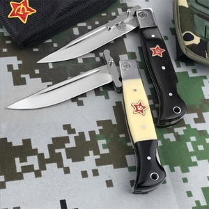 Navaja Plegable Industrial Negra para Camping y Caza, Herramienta EDC para Exteriores, Marca Russia Exit - Product Image 4