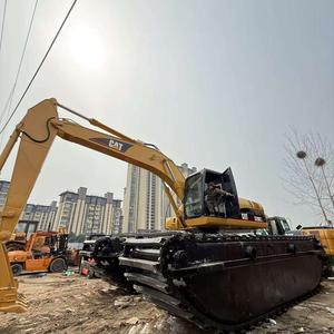 รถขุดมือ<span class=keywords><strong>สอง</strong></span> Cat320CL แบบปรับแต่งพิเศษ พร้อมระบบลอยน้ำแบบแพสำหรับงานในพื้นที่น้ำข้น - Product Image 3