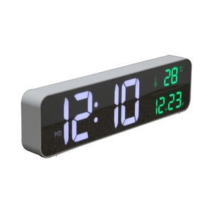 Cheetie relógio de parede cp200, relógio espelhado com visor digital para dia do mês, da semana, calendário - Product Image 5