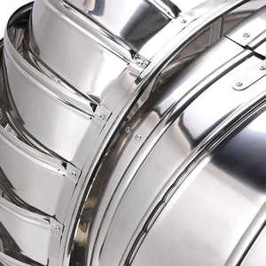 Toit éolien AC en acier inoxydable Turbo Ventilation Top Restaurant Ventilateur de toit <span class=keywords><strong>naturel</strong></span> sans puissance <span class=keywords><strong>Extracteur</strong></span> à flux axial - Product Image 2