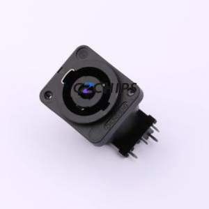 HP-31LT-EP XLR Connector Through hole Component (THT) Connector 4P Female Right Angle Insert 30A - Product Image 1