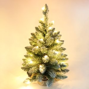 Christmas Indoor Decoration PE PVC Mixed Dense Mini Artificial <strong>Tabletop</strong> Christmas <strong>Tree</strong> - Product Image 2