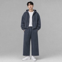Pantalon de jogging sur mesure pour homme, longueur genou, coupe ample, teint, délavé, effet soleil, usé