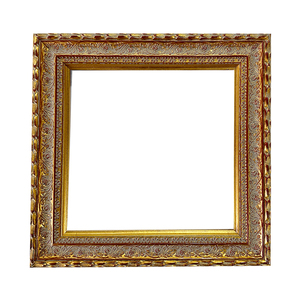Cornice Dorata in Legno Stile Retrò Europeo e Americano, Decorazione Murale Ecologica Fatta a Mano, Cornice per Foto - Product Image 2
