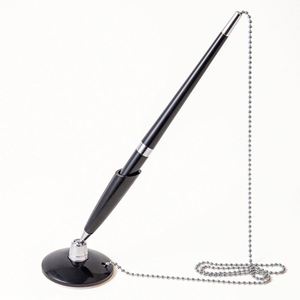 Fournitures de bureau promotionnelles : Nouveau type de stylo de comptoir/bureau avec chaîne métallique pour banques, hôtels et bureaux - Product Image 3