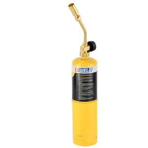 Antorcha de Soldadura Uweld, Gas Mapp 1800C, Cabezal Angulado, Interruptor Único, Recubrimiento de Cobre, 1C020-0020 - Product Image 1
