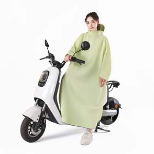 Imperméable une pièce en tissu Oxford pour garçons, pour vélo électrique et moto, épaissi, allongé, manches longues, entièrement imperméable - Product Image 1