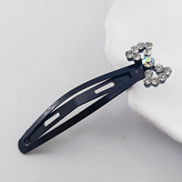 Nouveau modèle Style femmes cheveux accessoires paillettes noir Barrette cristal épingle à cheveux brillant pince à cheveux BB broches pinces à cheveux