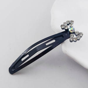 Nuevo patrón estilo mujeres accesorios para el cabello brillo negro pasador cristal horquilla brillo horquilla BB horquillas pinzas para el cabello - Product Image 5