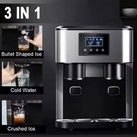 Nouvelle Machine à Glaçons Électrique Mini 18KG, Refroidisseur et Distributeur d'Eau Froide Rapide 3-en-1 pour Usage Domestique et Automobile