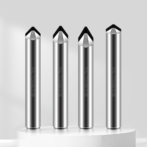 Fraises à diamant PCD Palton Six Arrises pour fraisage, gravure sur granit, marbre, pierre, outils de sculpture, routeur CNC - Product Image 1