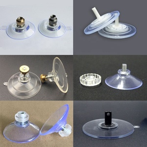 40 * M4 Coussinets à ventouse en <span class=keywords><strong>PVC</strong></span> transparent solide avec vis et écrou pour pare-soleil de voiture Tissu de verre Salle de bain Porte murale Fenêtre en verre - Product Image 4