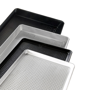 Plaque de cuisson perforée en aluminium 40 x 60 cm, moule à pain <span class=keywords><strong>plat</strong></span>, très vendue, compatible lave-vaisselle - Product Image 1