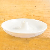Plato de Melamina Ecológico para Servir en Restaurantes y Hogares, Plato Hondo para Carne, Ensaladas, Pizza y Otros Alimentos