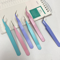 Penjepit Warna Stainless Steel untuk Kerajinan Tangan, Alat DIY Stiker Kertas Warna Macaron