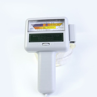 Détecteur de chlore résiduel portable carré 2 en 1 pour piscine Sonde Testeur de pH Analyseur de qualité de l'eau