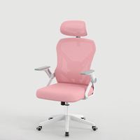 Chaise de bureau confortable de style coréen, chaise de bureau ergonomique avec dossier en maille, chaise pivotante pour le bureau