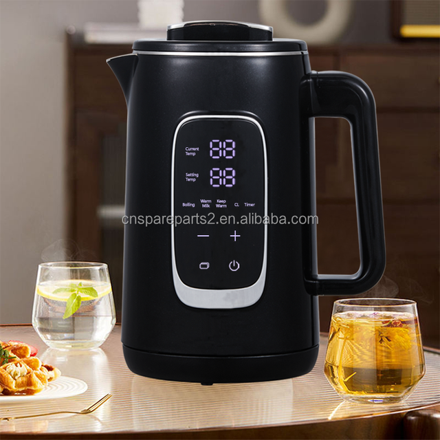 Manual Powered Electric Kettles Stainless Steel 1.5l Double Wall Electric Kettle With Variable Temperature Keep Warm