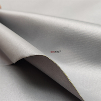 Tissu de papier d'aluminium d'aramide ignifuge de haute qualité pour l'isolation thermique, matériel industriel de vêtements de protection en gros