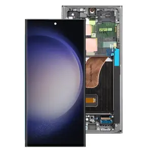 Hi-q layar LCD untuk Samsung Galaxy, layar sentuh tampilan sentuh untuk Samsung Galaxy S5 S6 S7 S8 S9 S10 S20 S21 S22 S23
