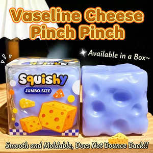 Juguete Gigante de Queso Blandito, Juguete Antiestrés Súper Grueso que No se Recupera, Juguete Sensorial para Aliviar el Estrés para Todas las Edades - Product Image 5