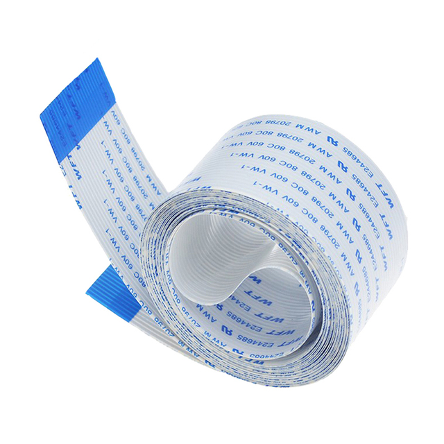 Custom Pitch 0.5mm 1mm 1.25mm Awm 20624 80c 60v Vw-1 Lvds FPC / FFC Flexible Flat Cable
